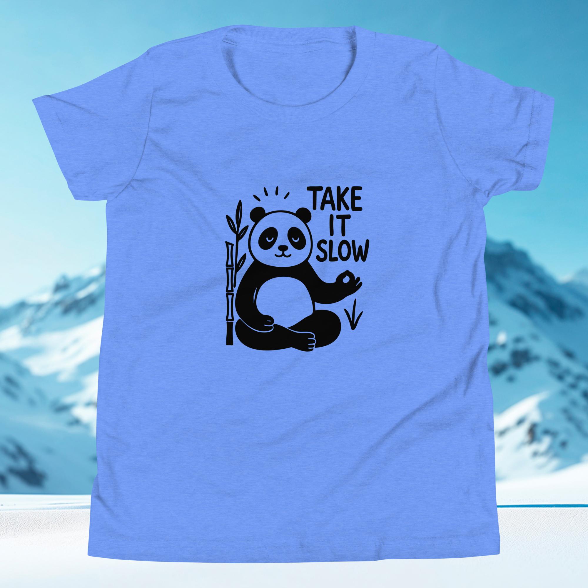 Take it Slow Black- Youth Short Sleeve Tee - Image 2
