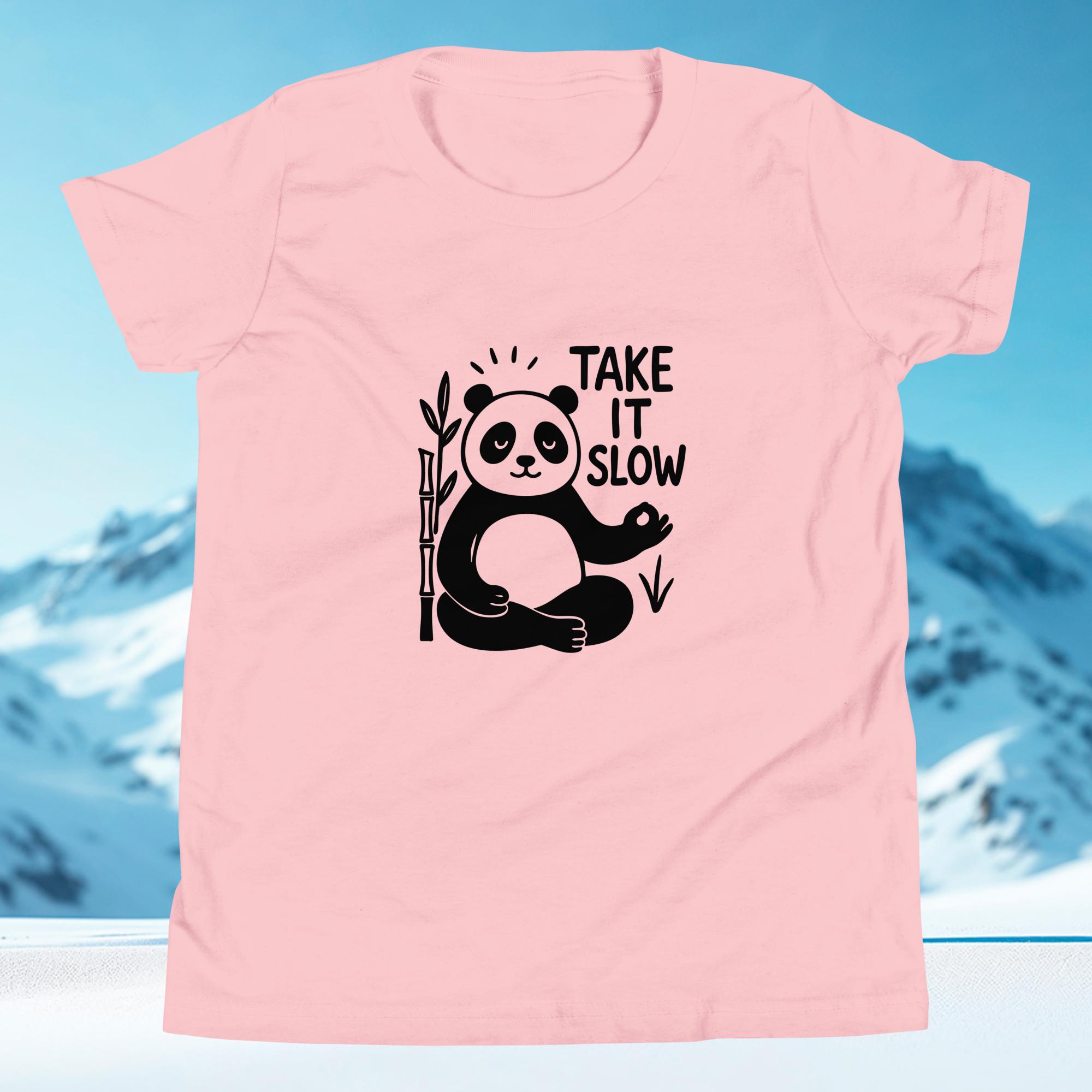 Take it Slow Black- Youth Short Sleeve Tee - Image 5
