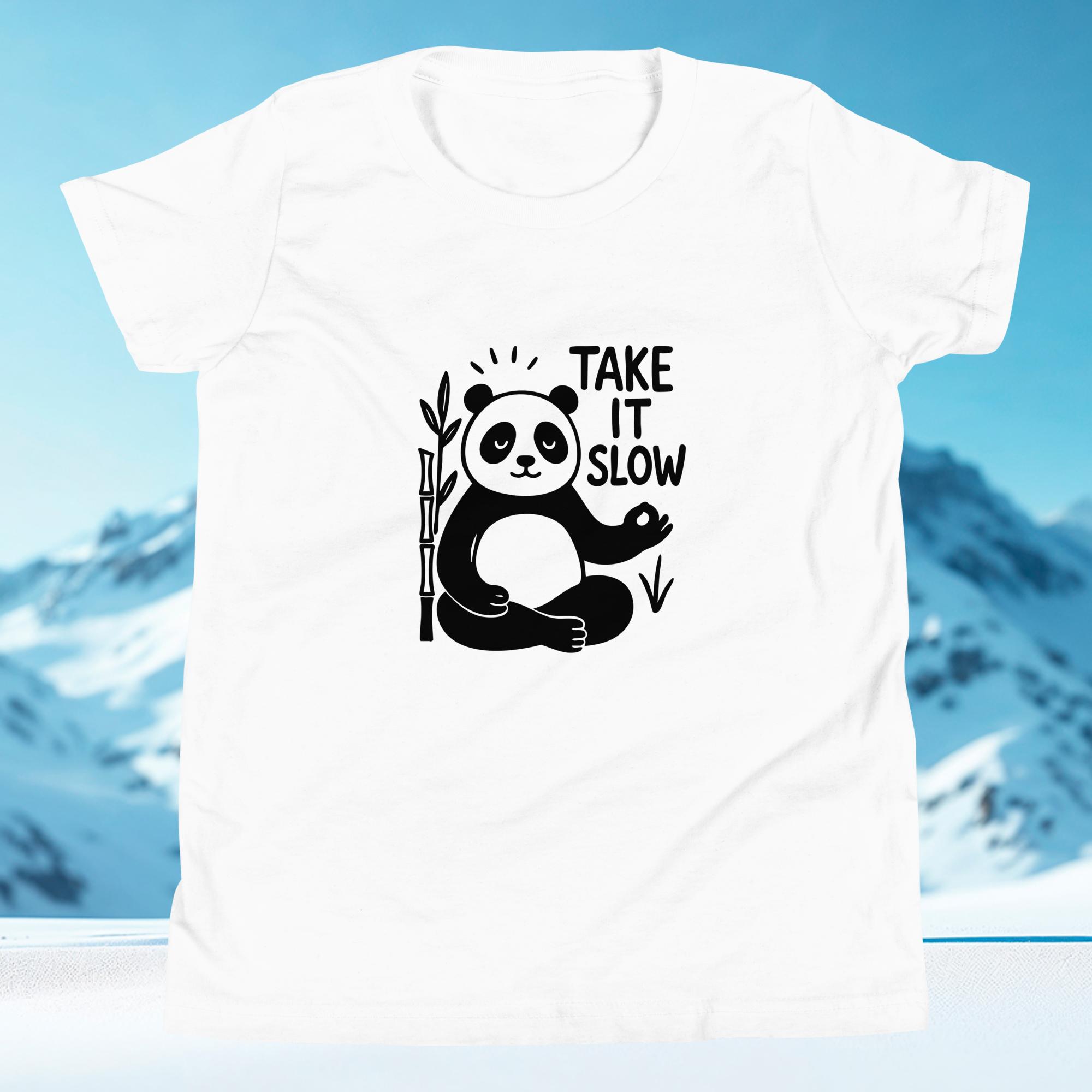 Take it Slow Black- Youth Short Sleeve Tee - Image 6