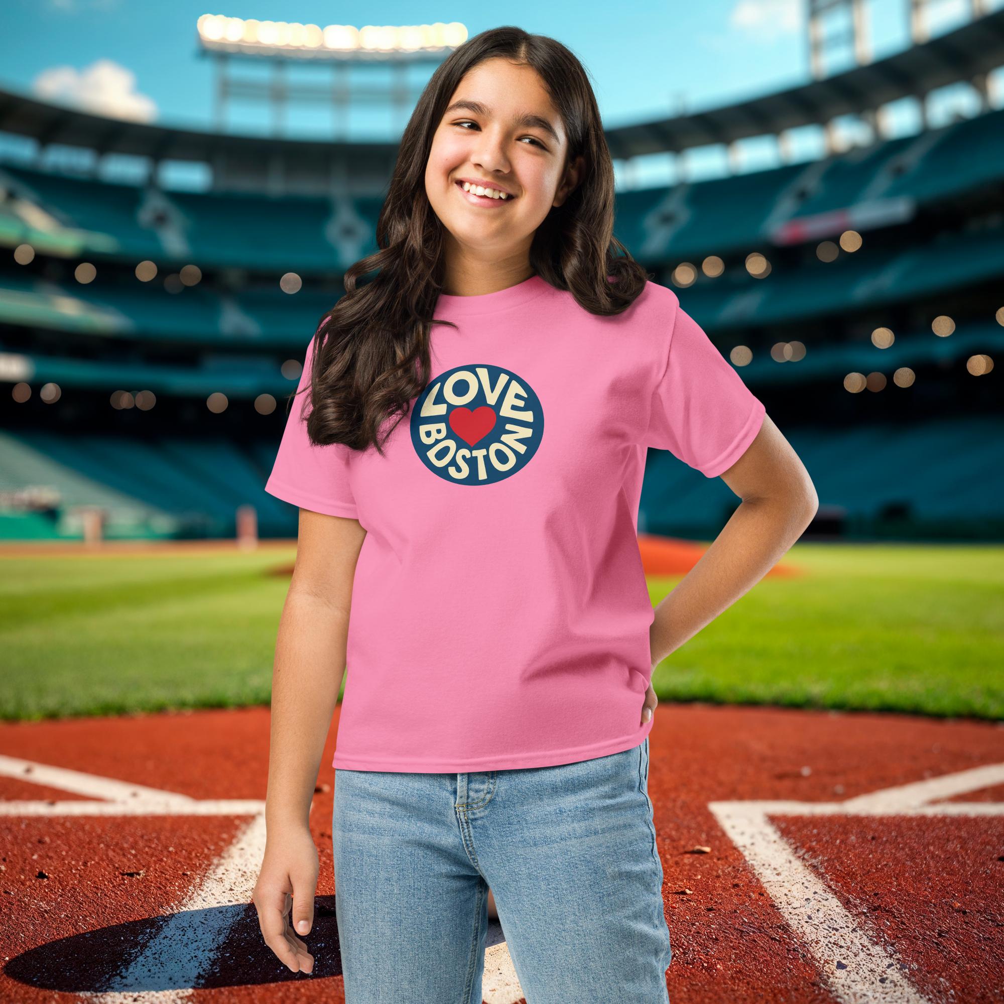 Love Boston - Youth Classic Tee - Image 2