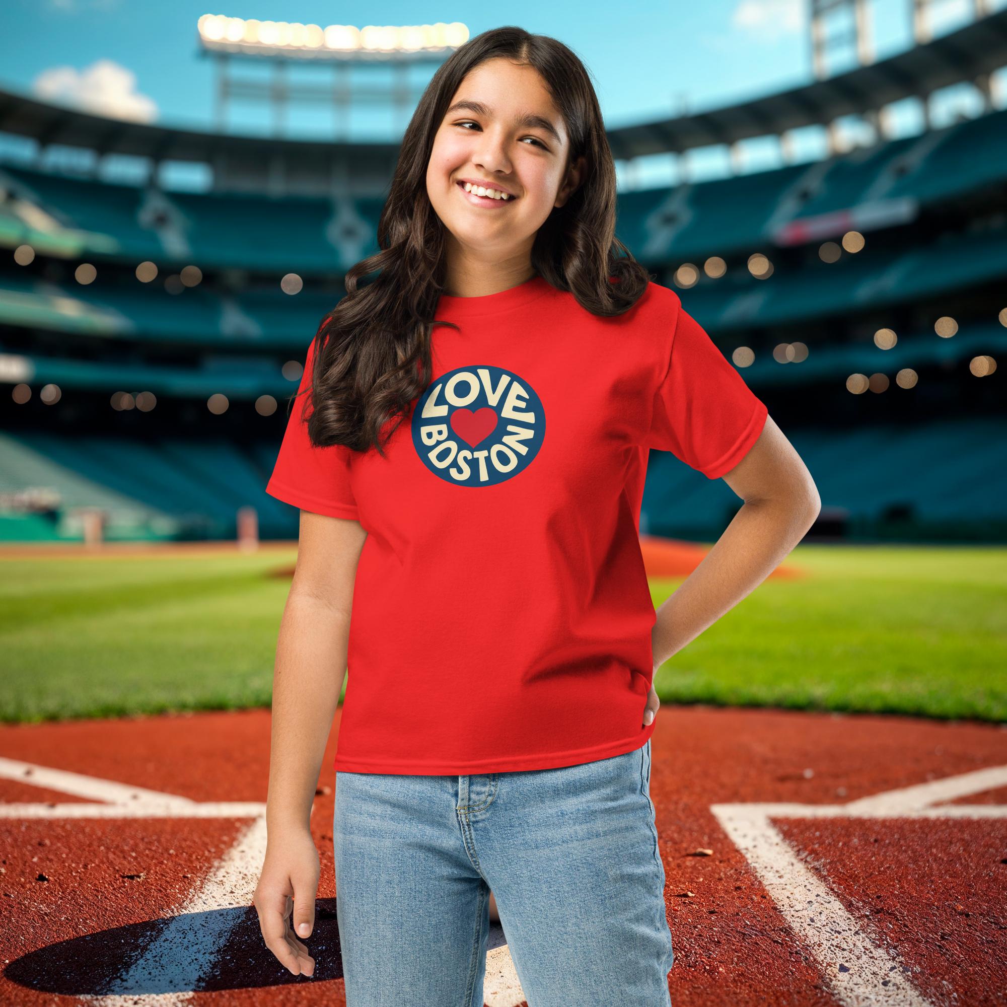 Love Boston - Youth Classic Tee - Image 7