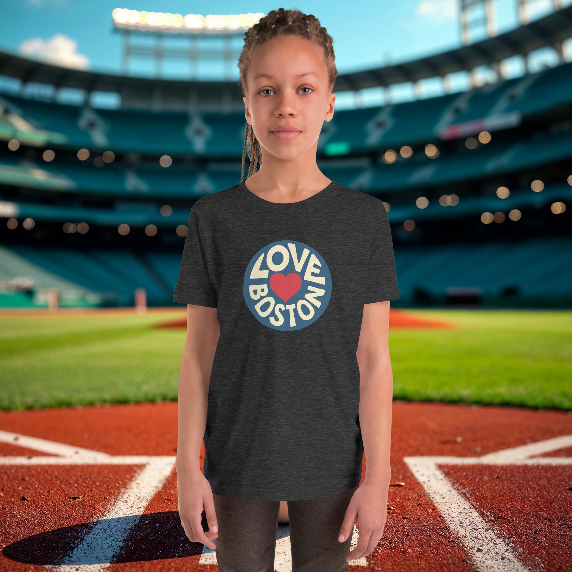 Love Boston- Youth Staple Tee - Image 5