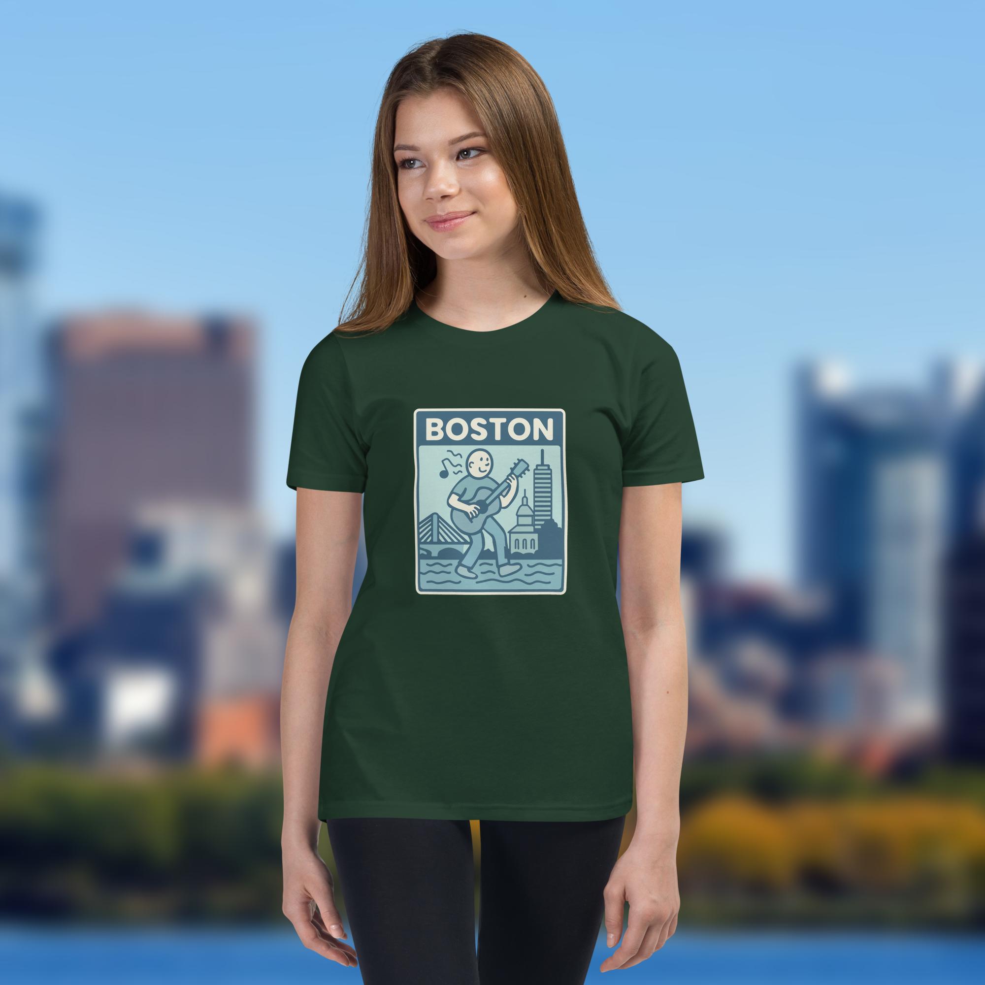 Boston Music - Youth T-shirt - Image 12