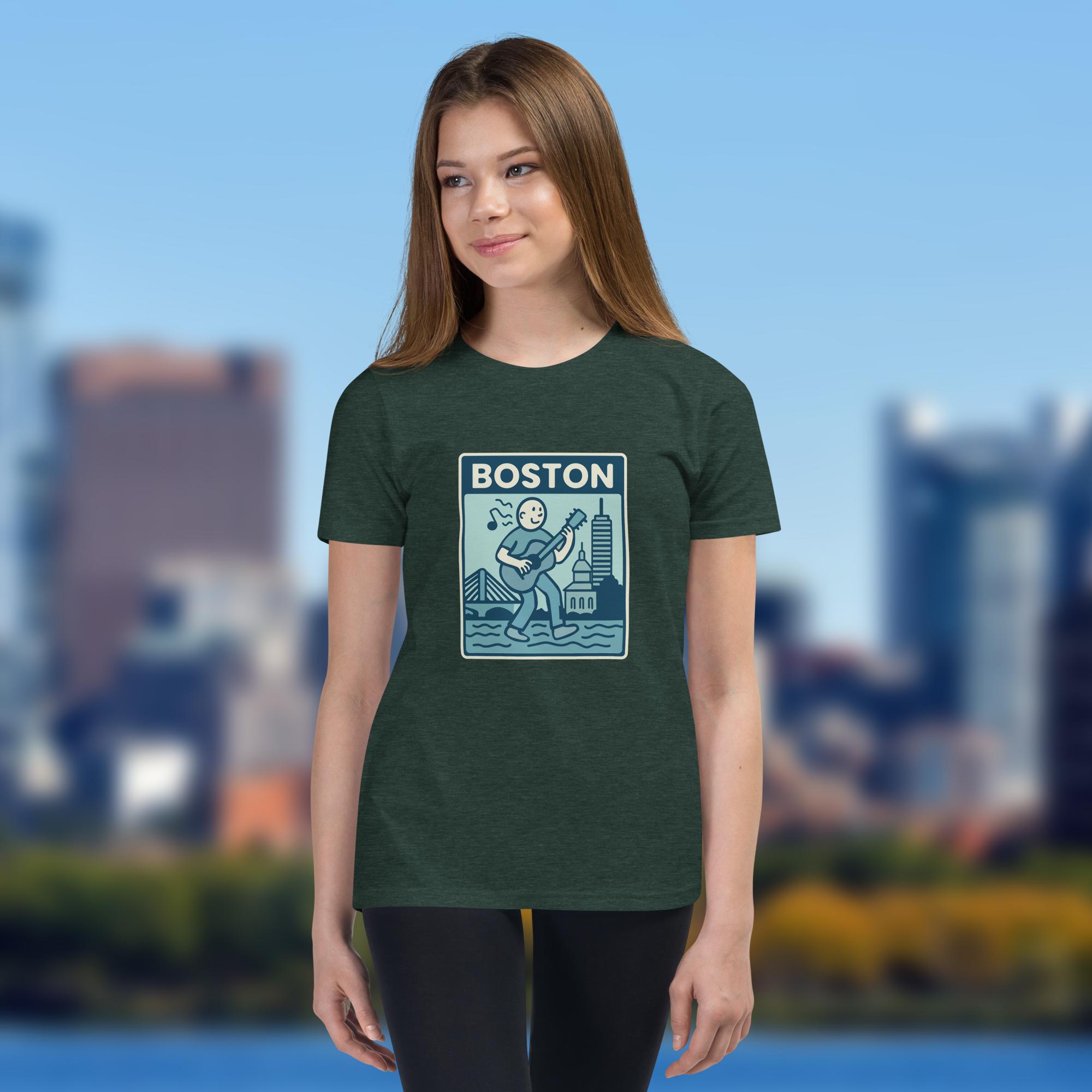 Boston Music - Youth T-shirt - Image 7