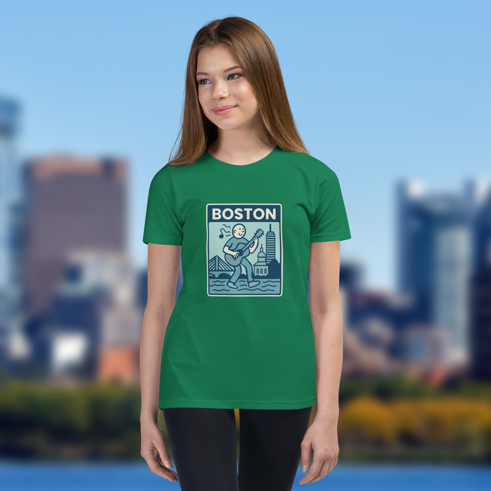 Boston Music - Youth T-shirt - Image 8